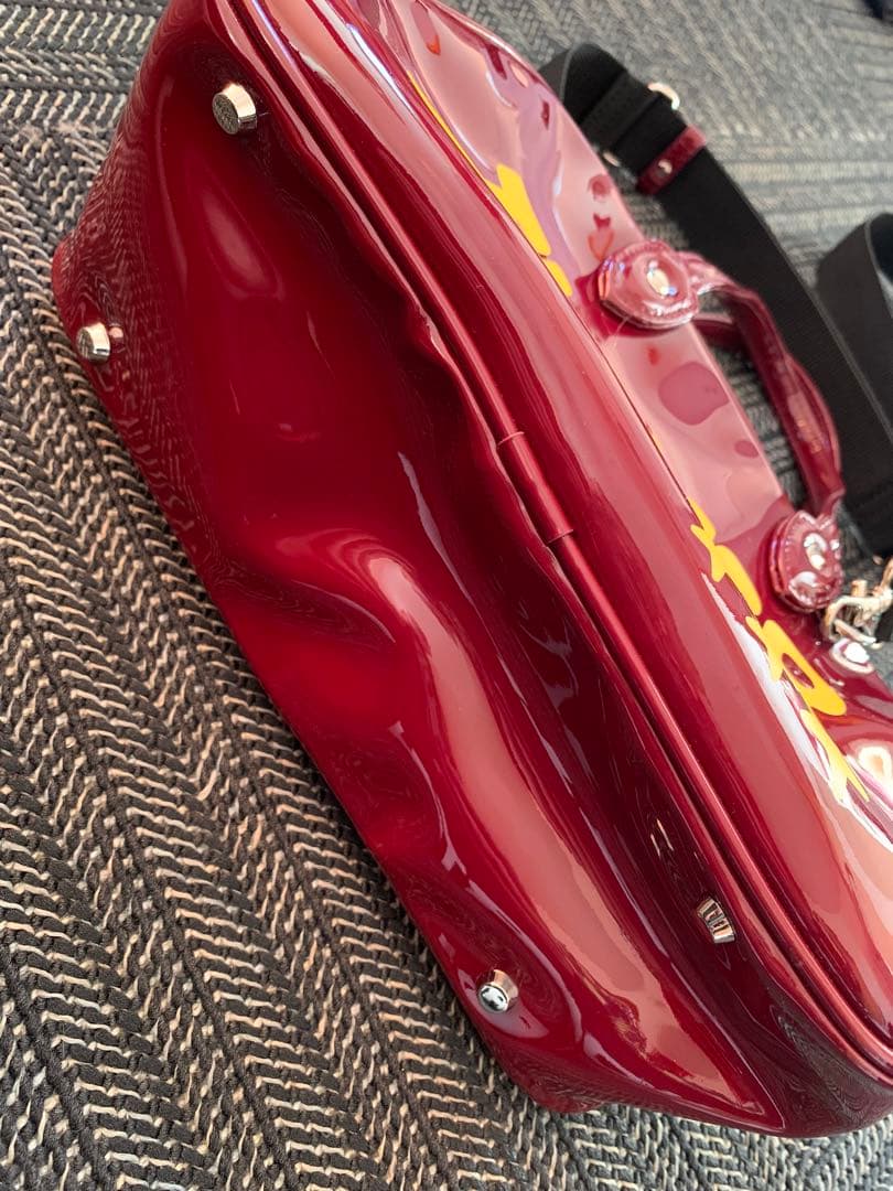 ILEMER DayDay 2way ミニボストンバッグ ボルドー 美品