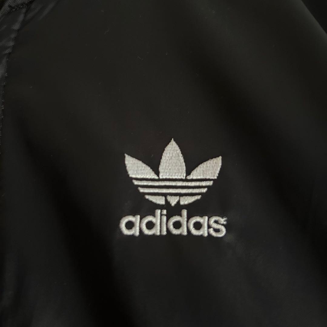 adidas アディダス ブルゾン フライトジャケット y2k 中綿 ブラック