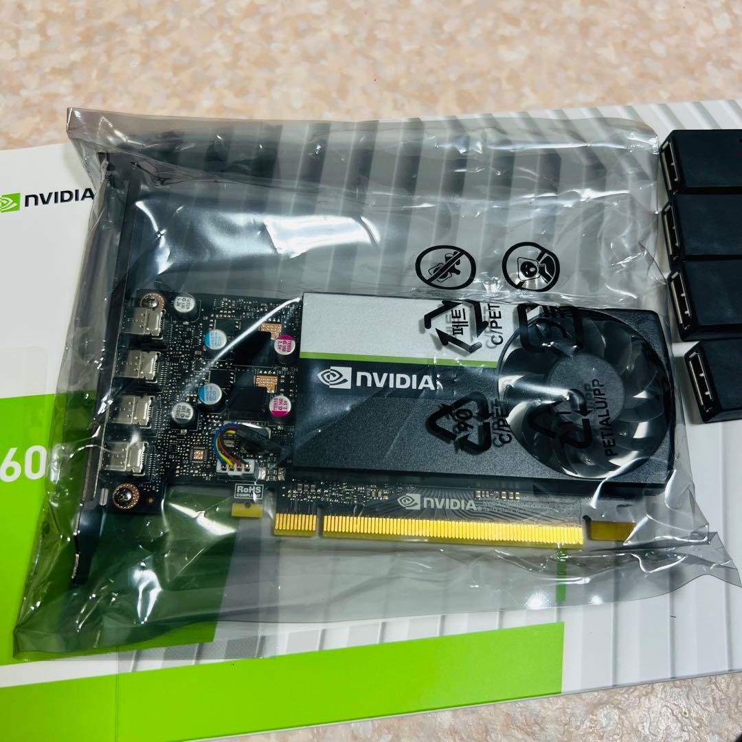 NVIDIA T600 グラフィックボード 4GB 【未使用・おまけ付】