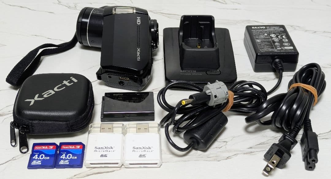 SANYO　Xacti　DMX-HD1000　ブラック　豪華セット