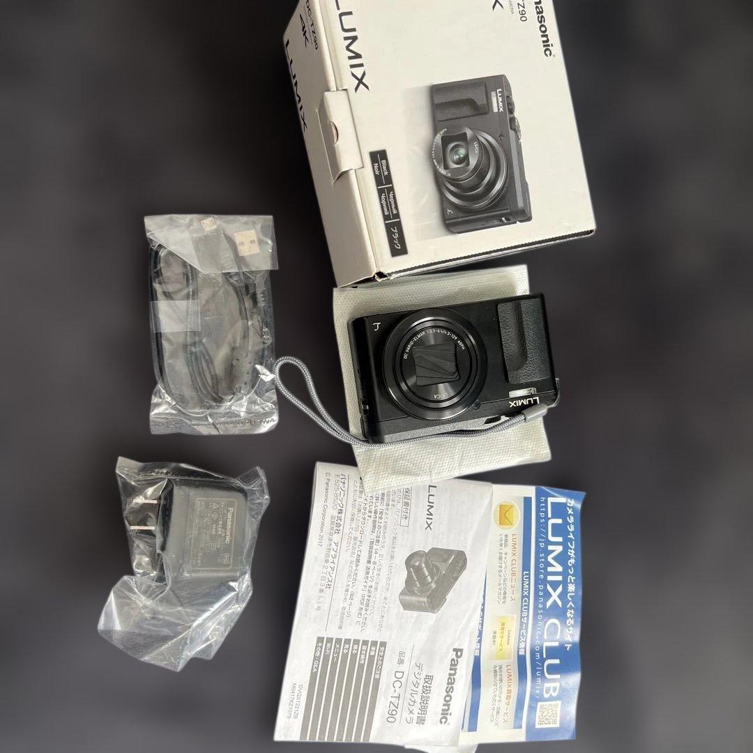 LUMIX DC-TZ90 4K コンパクトデジタルカメラ