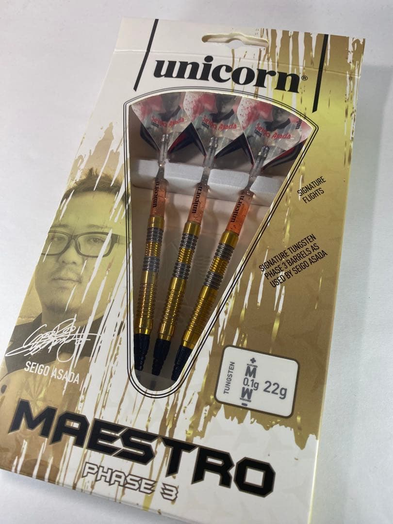 Unicorn MAESTRO PHASE3 浅田斉吾 20.2g ダーツ