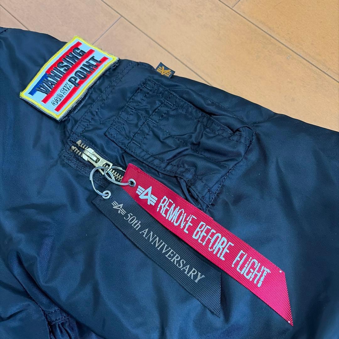 【美品】ALPHA（アルファ）MA-1フライトジャケット　Lサイズ