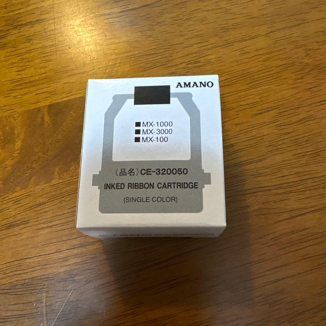 Amano MX-3000 タイムレコーダー　カード　インクリボンセット