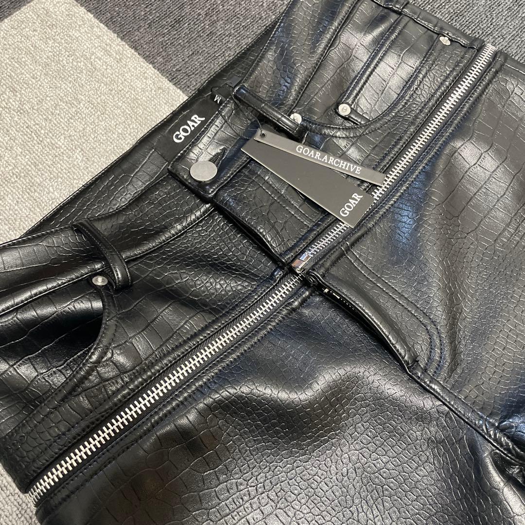 【M】goar.archive クロコ レザー Matte leather