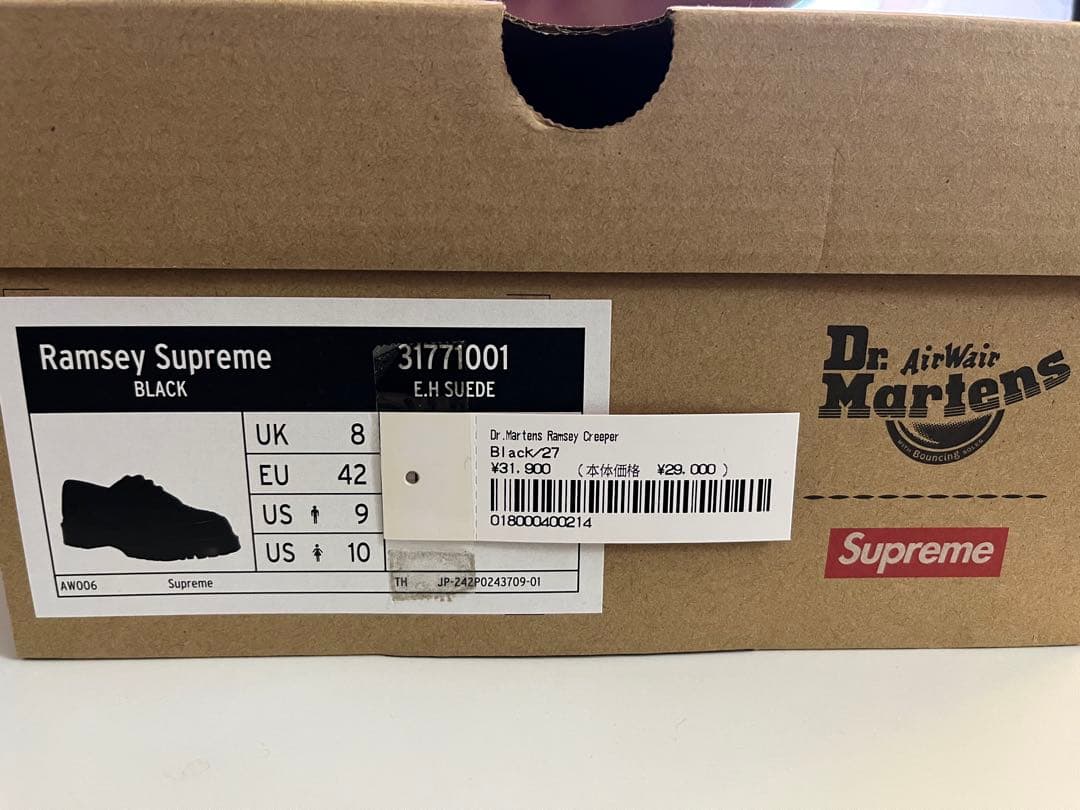 靴 Supreme Dr.Martens Ramsey Creeper NIKE