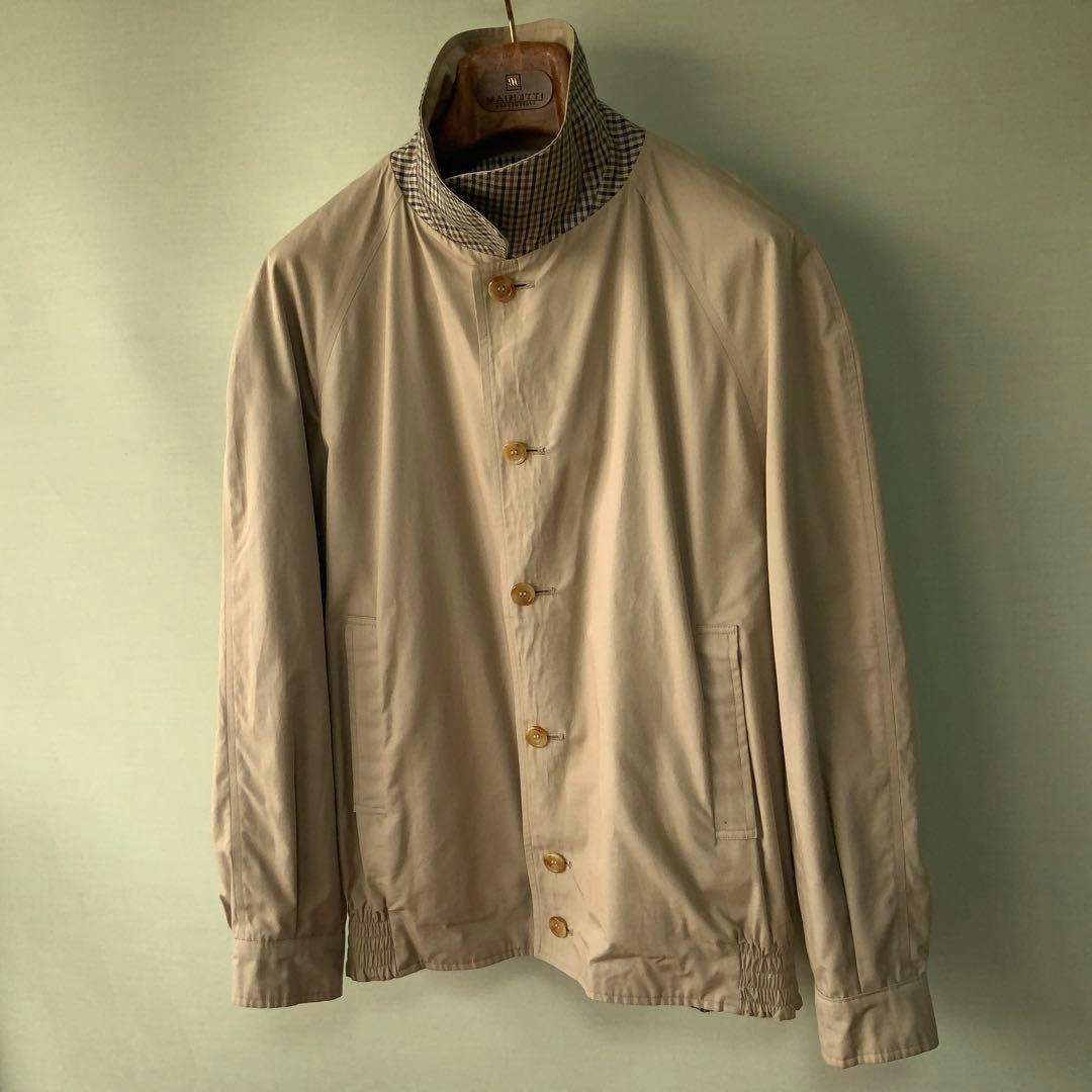 英国製Aquascutum アクアスキュータム リバーシブルジャケット38