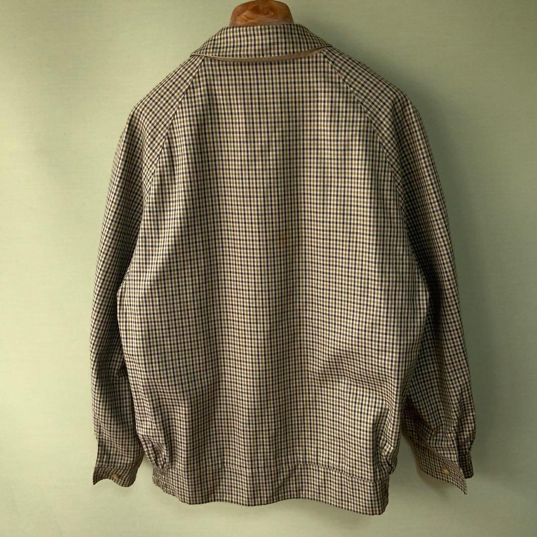 英国製Aquascutum アクアスキュータム リバーシブルジャケット38