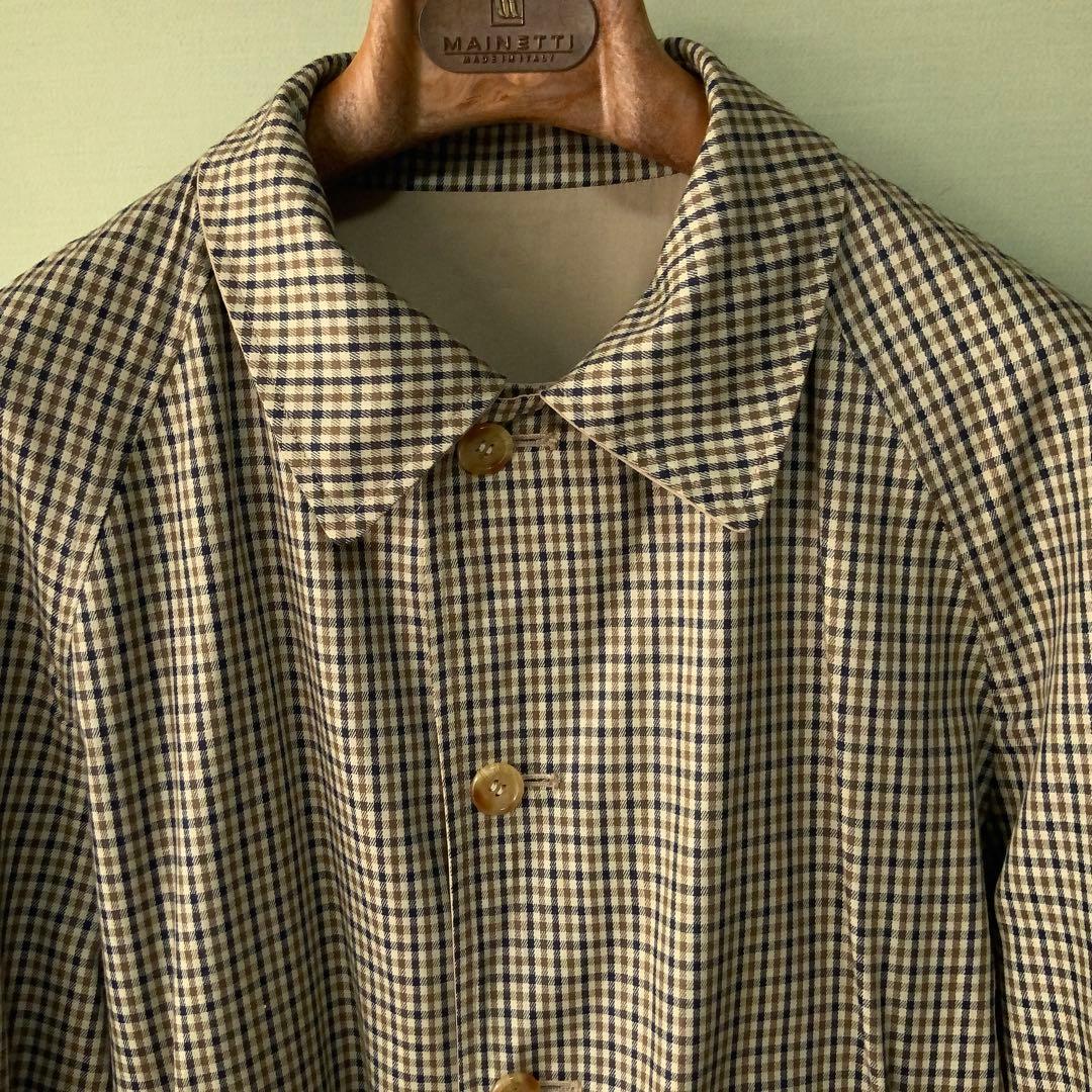 英国製Aquascutum アクアスキュータム リバーシブルジャケット38