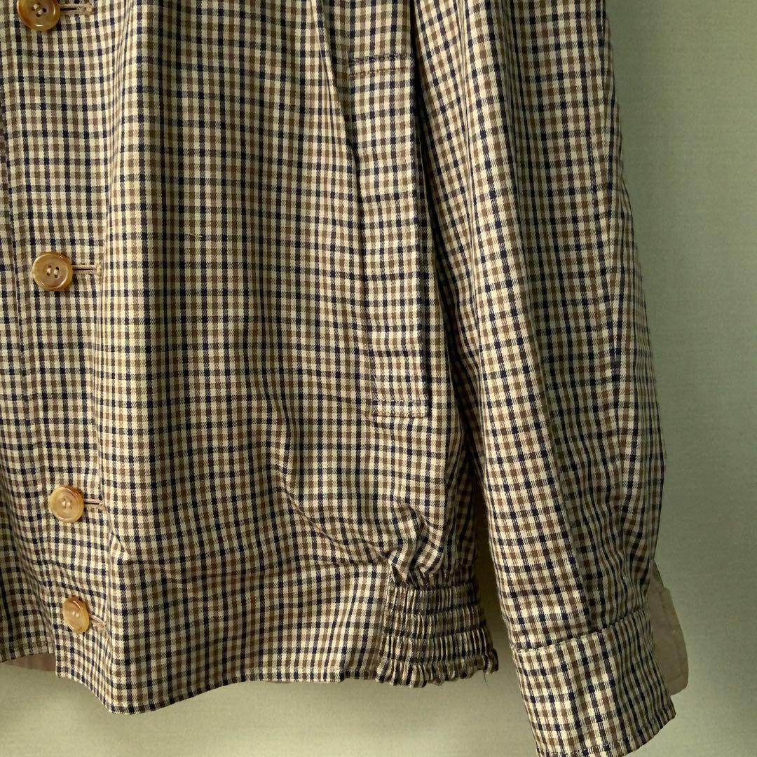 英国製Aquascutum アクアスキュータム リバーシブルジャケット38