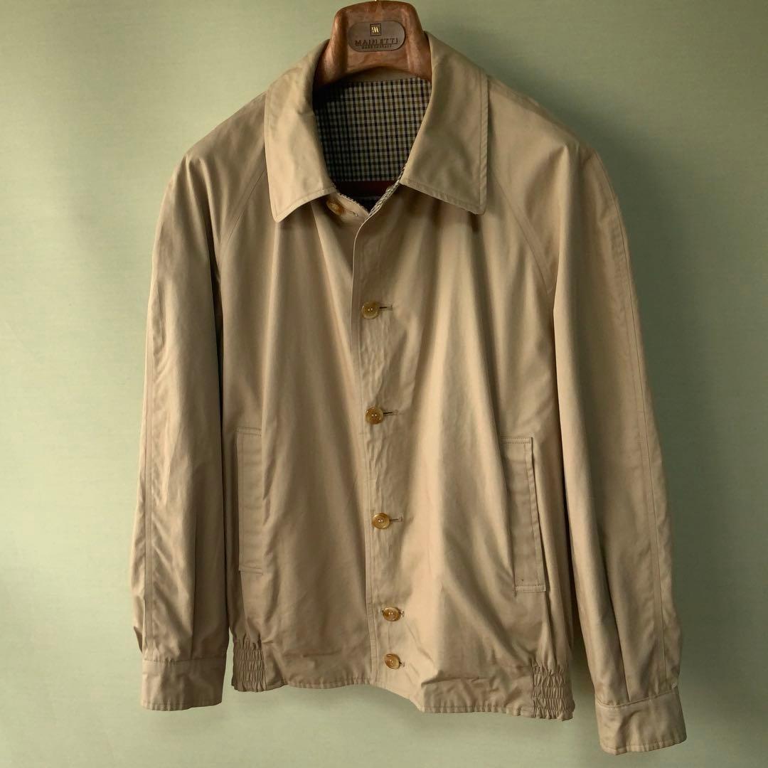 英国製Aquascutum アクアスキュータム リバーシブルジャケット38