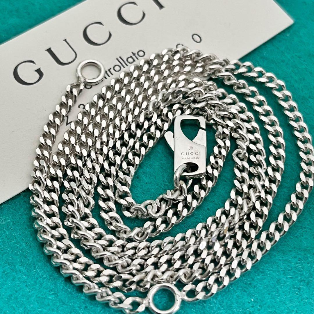 極美品‼️GUCCI 2.5ミリ　喜平チェーンネックレス
