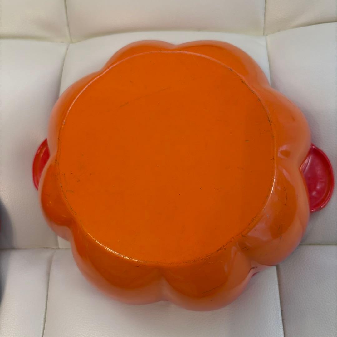 ル・クルーゼ パンプキン型 ココット 20cm オレンジ 鍋 かぼちゃ 廃盤