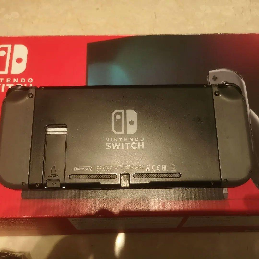 Nintendo Switch 本体 グレー 付属品あり 保護ケース付き
