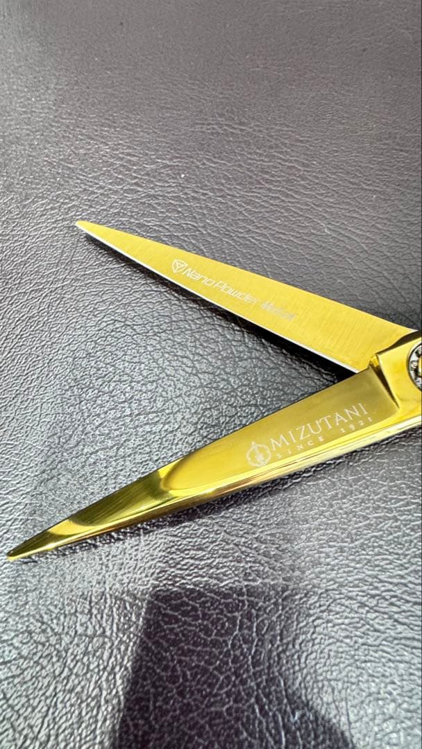 MIZUTANI SWORD DB-20 6.2インチシザー ゴールド加工