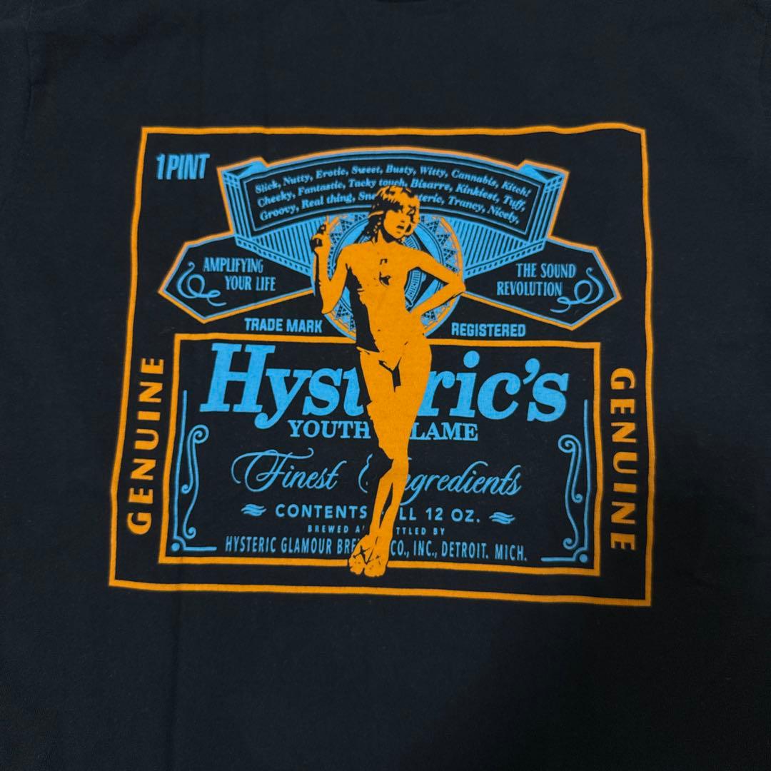 HYSTERIC GLAMOUR Tシャツ ヒスガール LABEL サイズL
