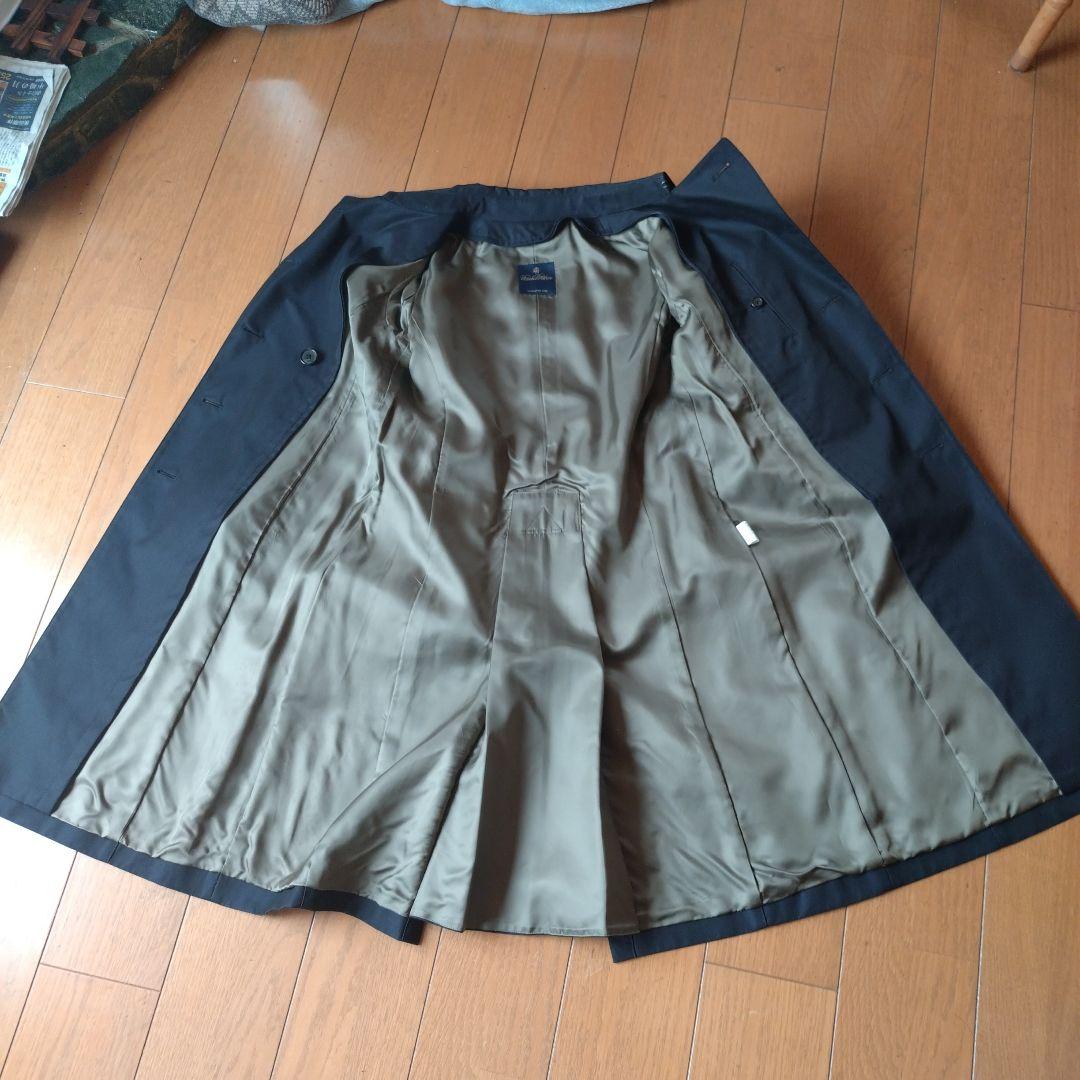 ブルックスブラザーズ　ブラックダブルブレストトレンチコート