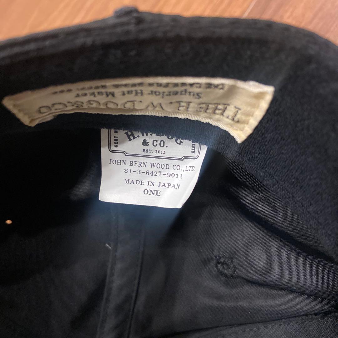 帽子 THE H.W.DOG&CO BIKERS CAP BLACK d-00913