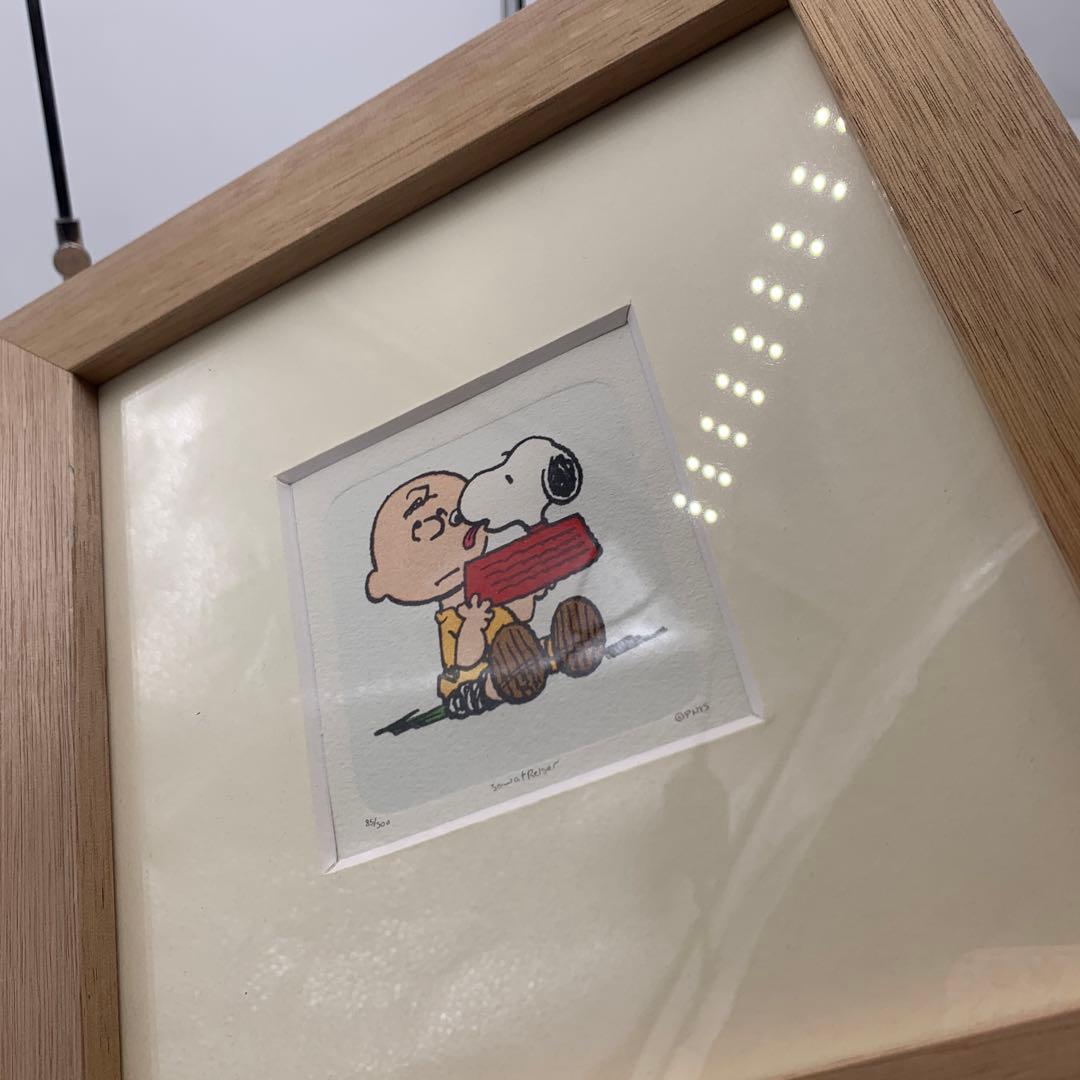 激レア　限定品　スヌーピー　エッチング　銅版画　絵