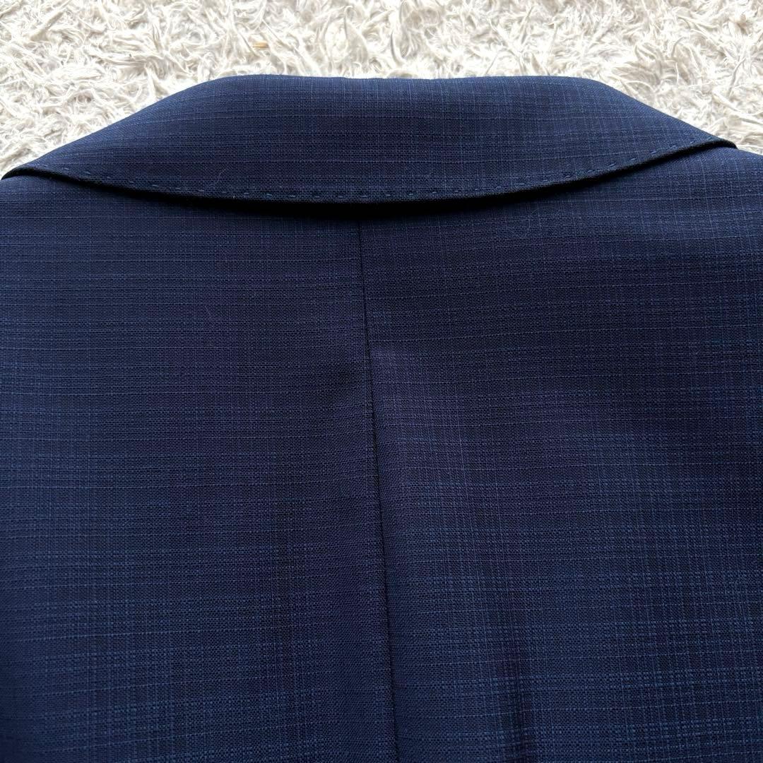★総柄 2XL★ HUGOBOSS テーラードジャケット REDA チェック 紺