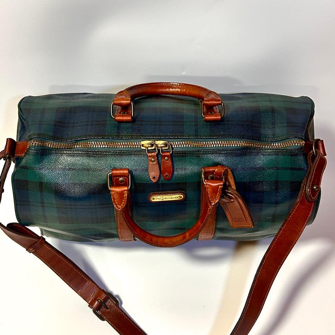 ✨美品✨ ラルフローレン 2WAY ボストンバッグ サイズ中 レザー 旅行バッグ