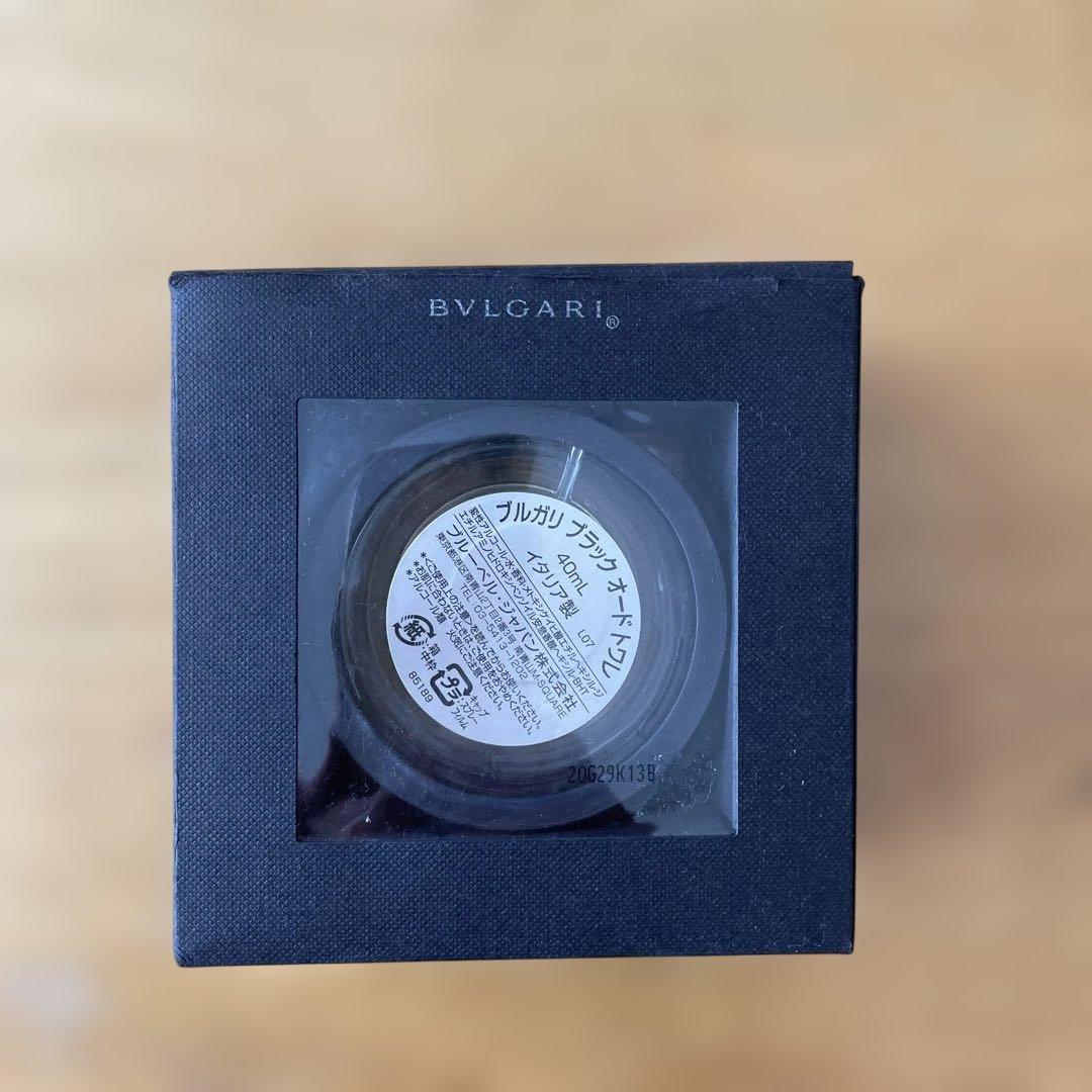 K　BVLGARI ブラックオードトワレ　40ml