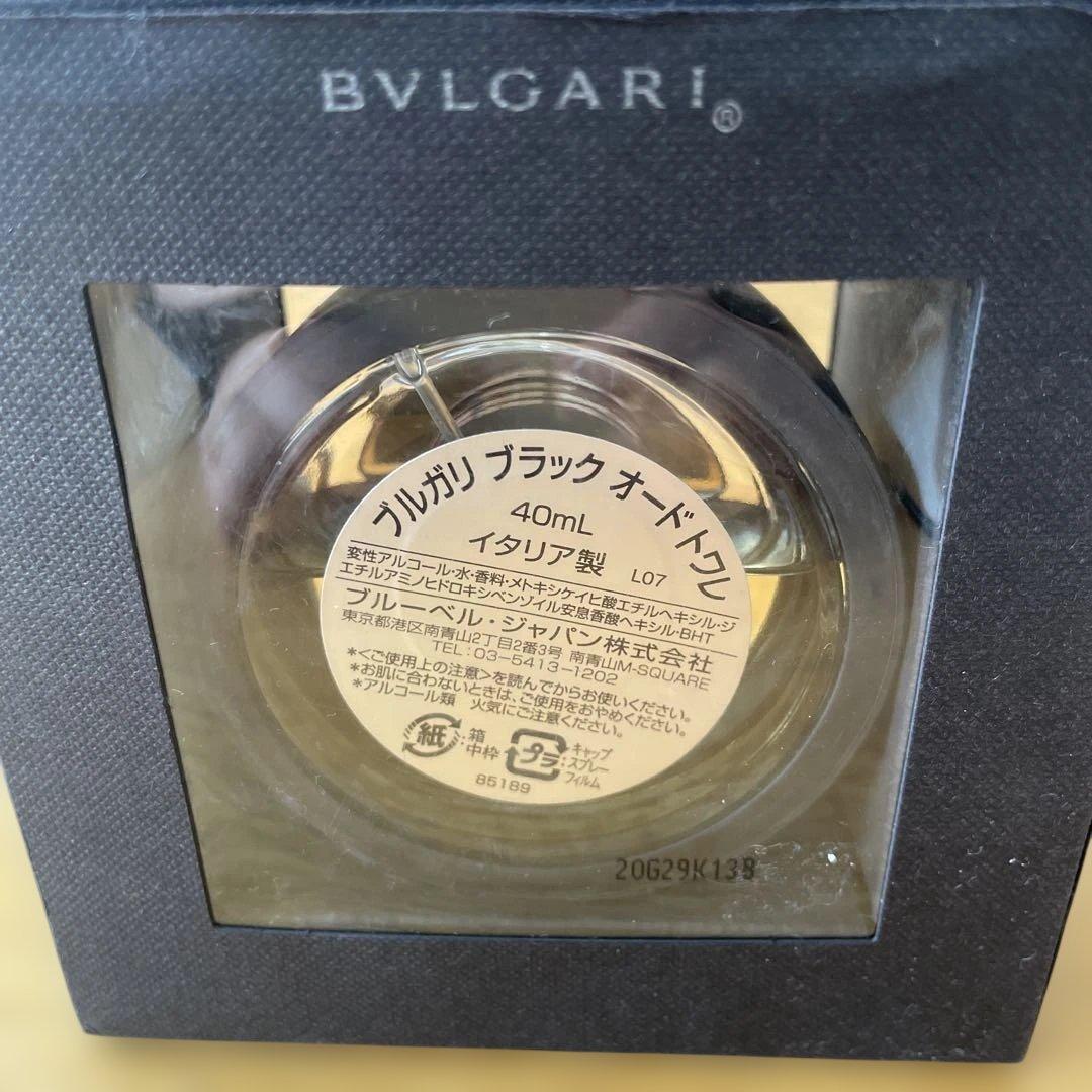 K　BVLGARI ブラックオードトワレ　40ml