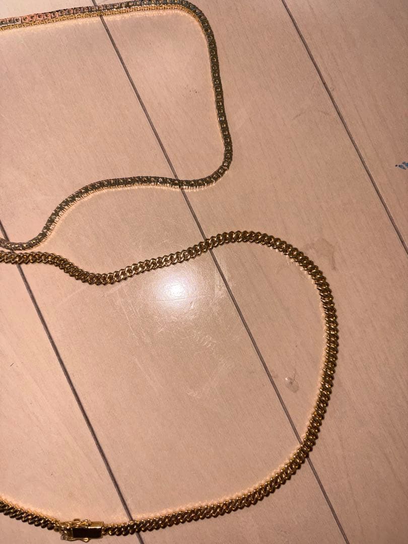 Tennis Chain × Iced Out Prong Chain Set