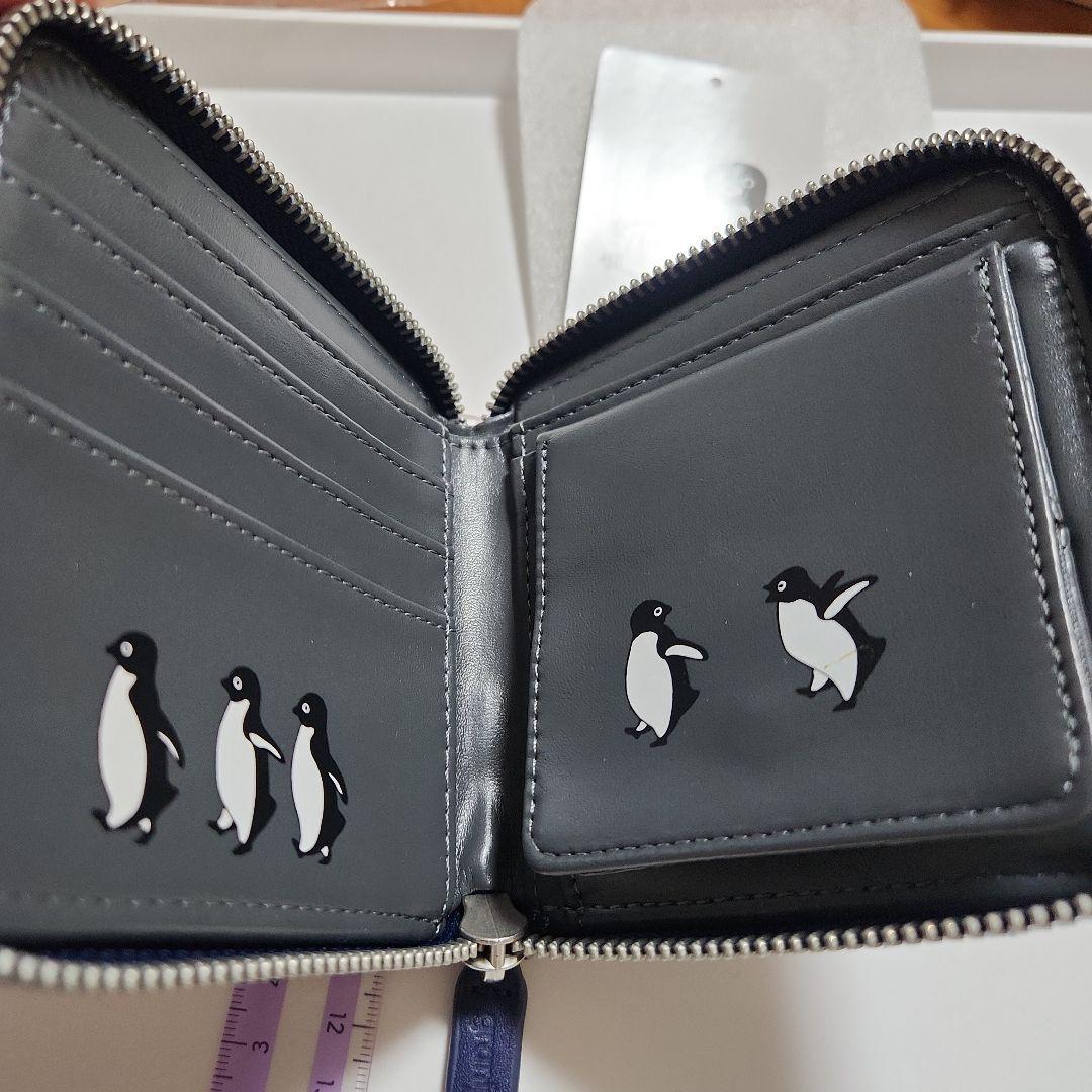 graniphグラニフペンギン☆ 二つ折り財布 ネイビー