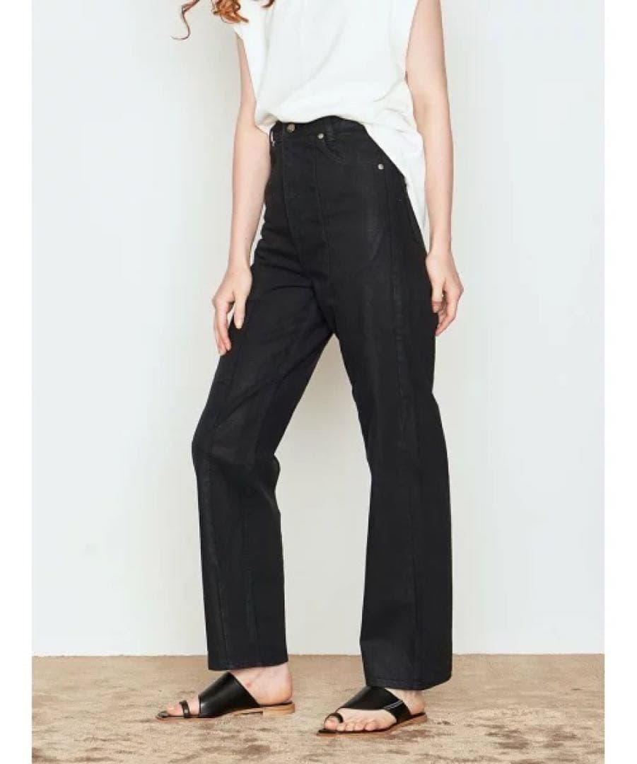 新品★ ストレート デニムパンツ ブラック AEWEN MATOPH¥26400