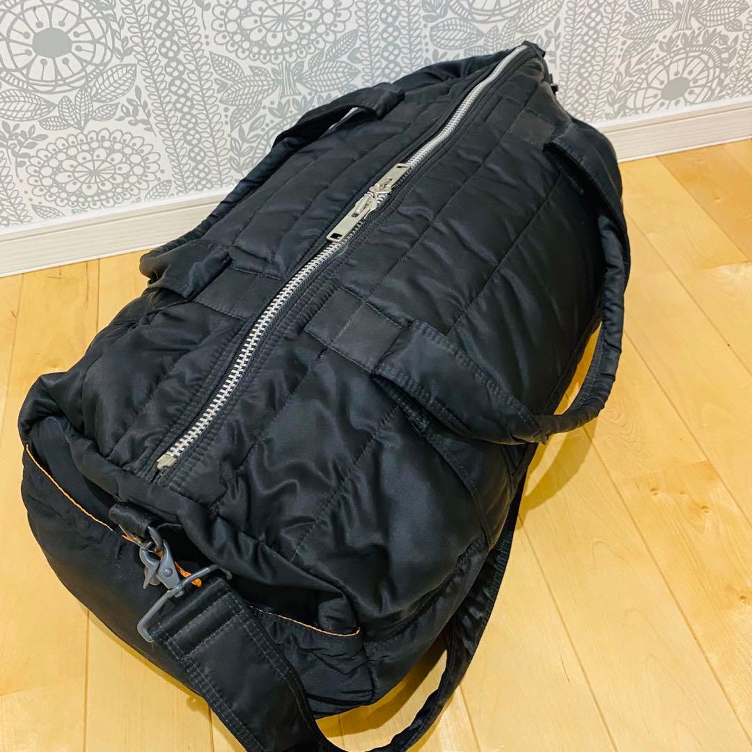 PORTER TANKER 2way ダッフルバッグ ボストンバッグ黒　特大