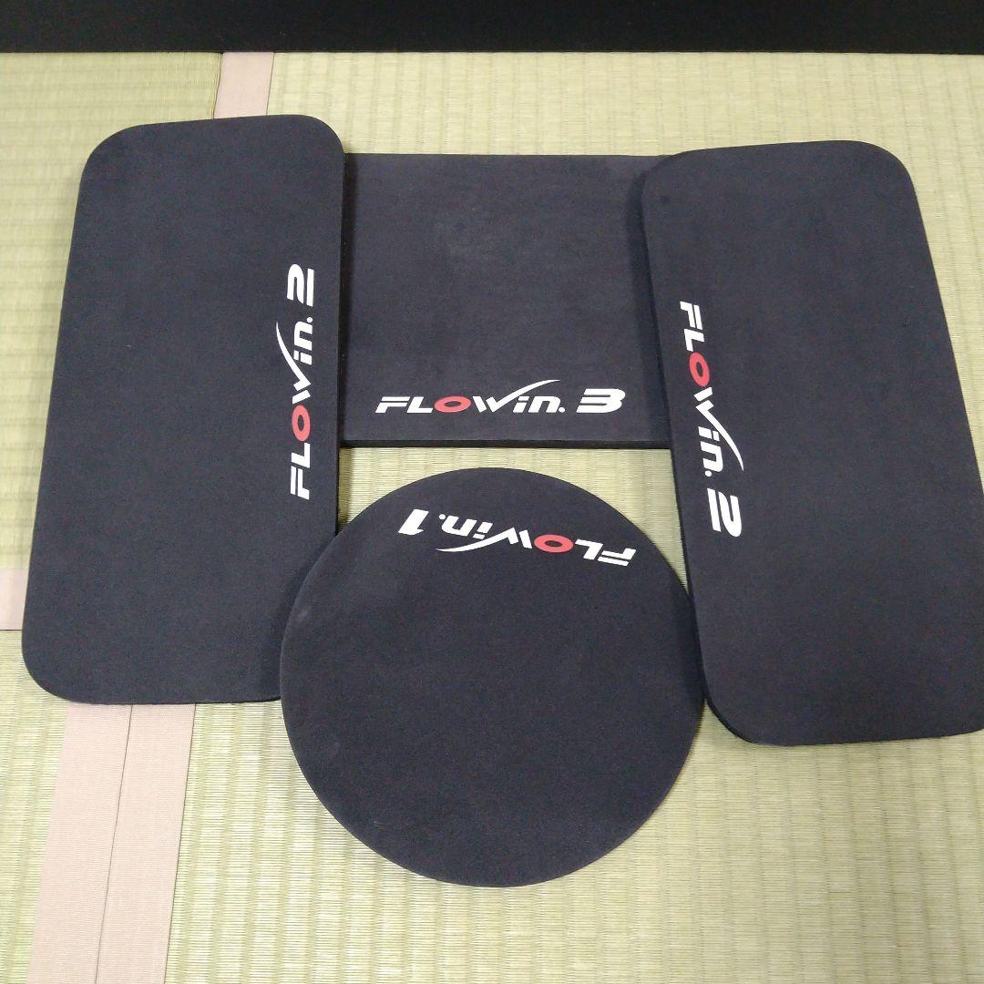フローウィン FLOWIN エクササイズマット 大きめ 黒