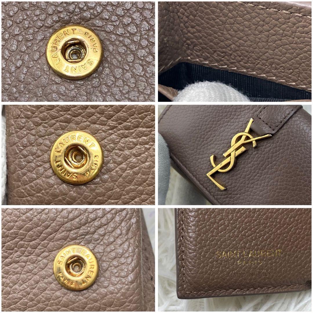 SAINT LAURENT オリガミ タイニー 折り財布 カサンドラ