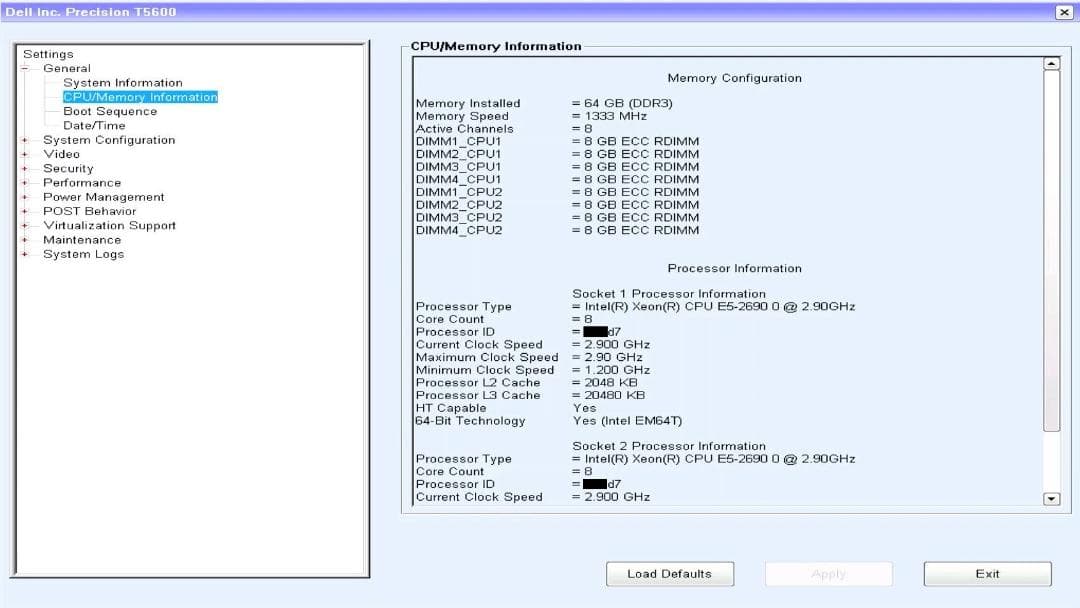 k*u様 DELL PRECISION T5600 Xeon x 2/64GB/