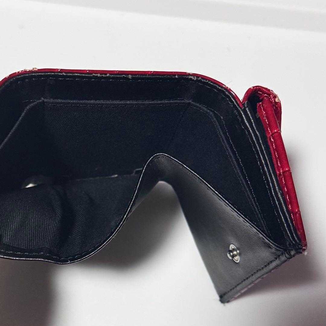 Vivienne Westwood 三つ折財布　赤　レッド　ヴィヴィアン　クロコ