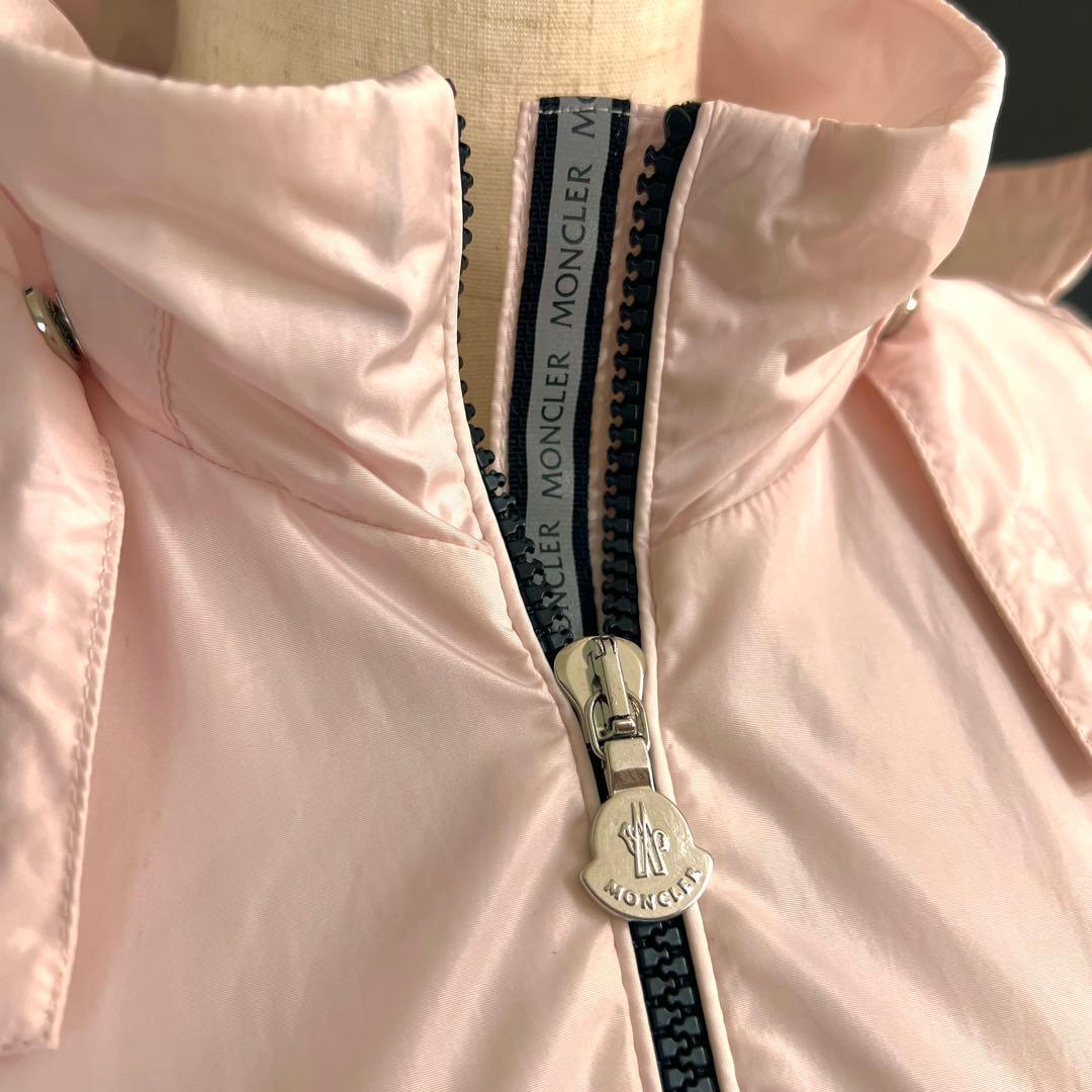 『美品』MONCLER MYRTILLE スプリングコート フリル ピンク S