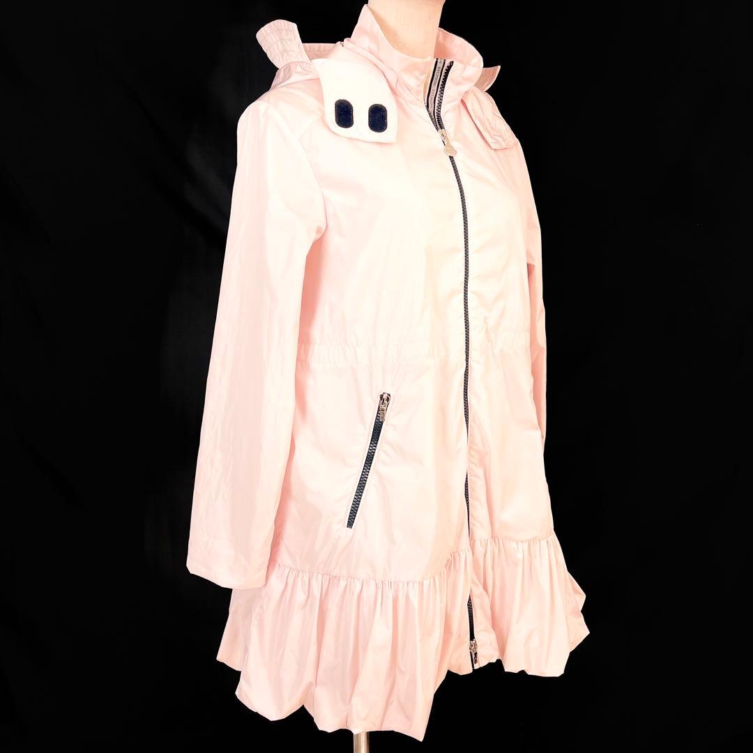 『美品』MONCLER MYRTILLE スプリングコート フリル ピンク S