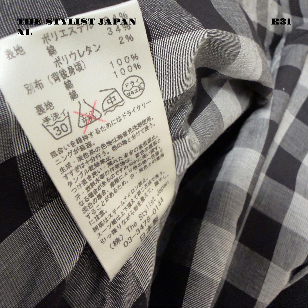 希少品！ THE STYLIST JAPAN 3P スーツ ブラック 黒 XL