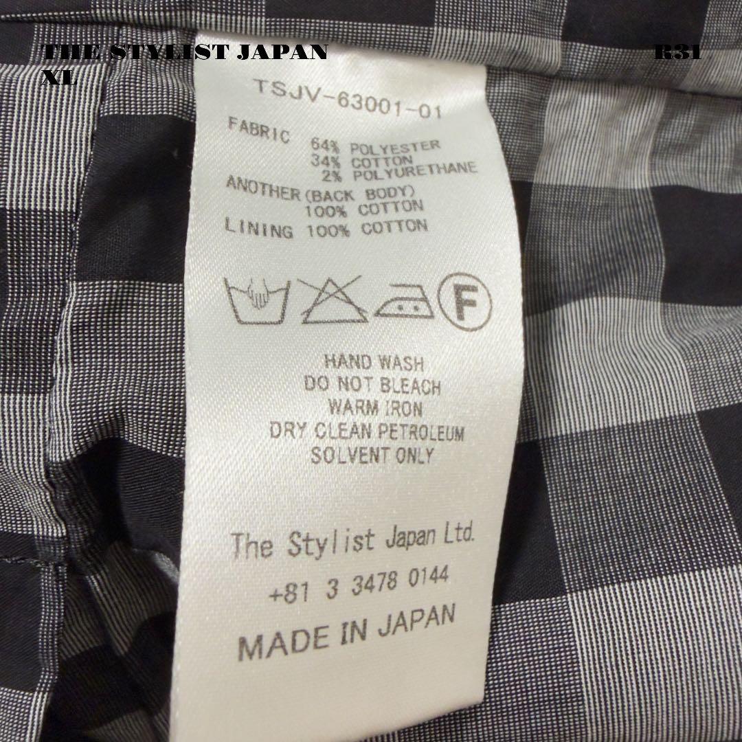 希少品！ THE STYLIST JAPAN 3P スーツ ブラック 黒 XL