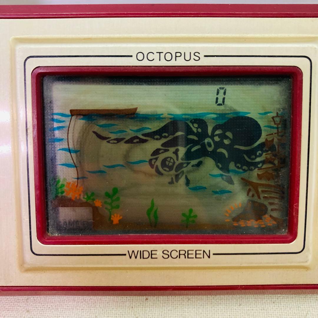 【動作確認済み★1981年】ゲームウォッチ　オクトパス　任天堂　Nintendo
