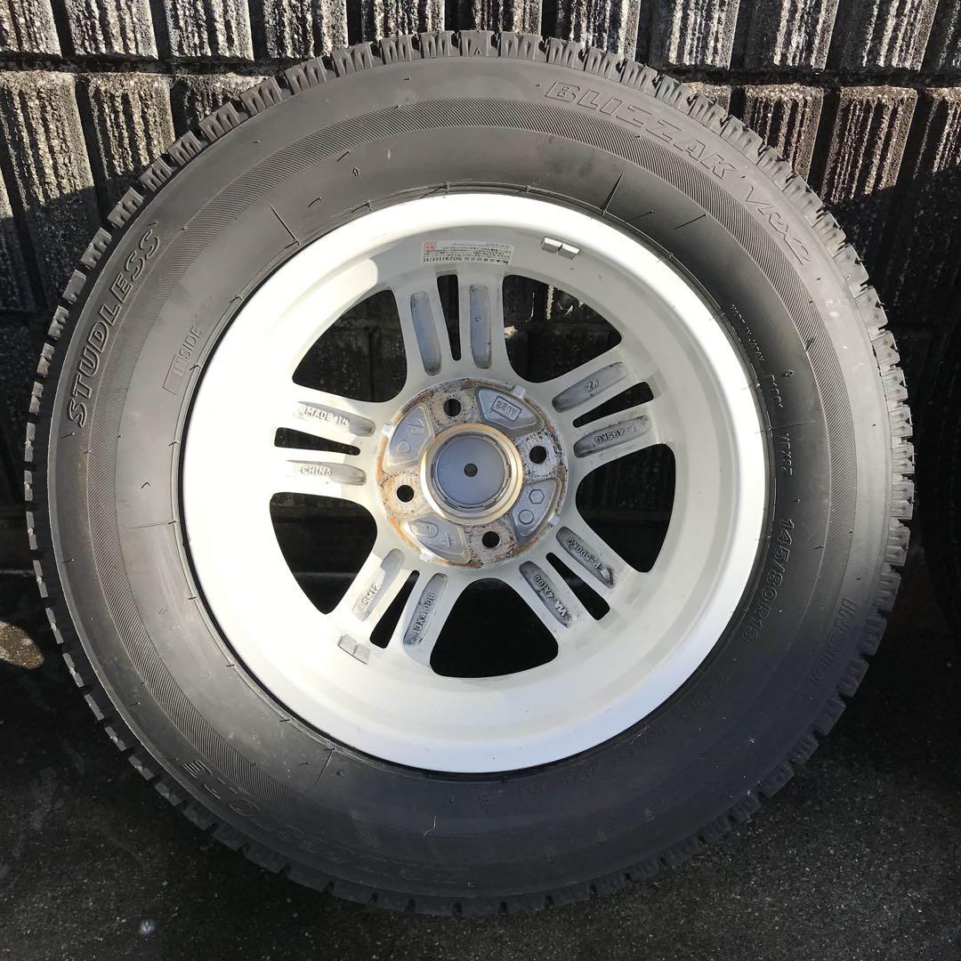 BRIDGESTONE タイヤ スタッドレス 145/80R13 4本