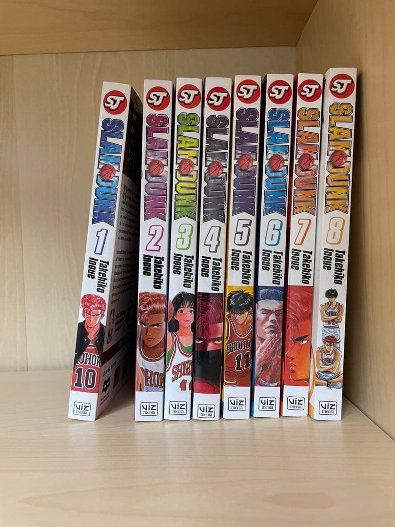 英語版 SLAM DUNK スラムダンク 1〜8巻
