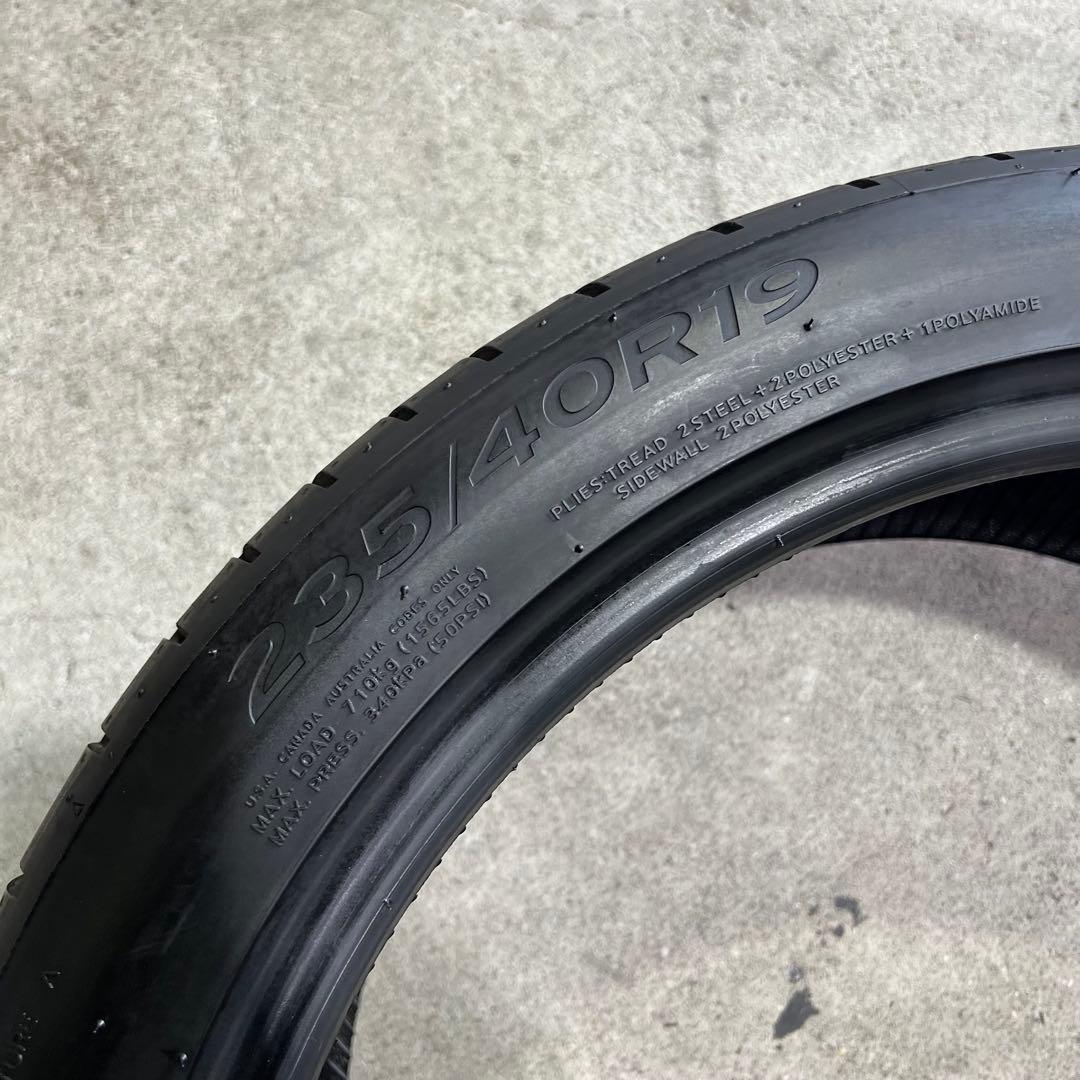 Hankook 235/40R19 19インチタイヤ 2本セット 中古品 966