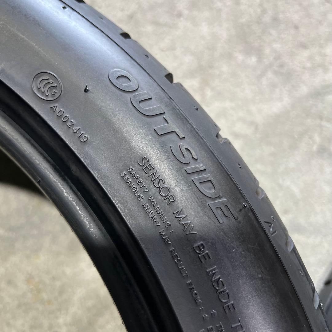 Hankook 235/40R19 19インチタイヤ 2本セット 中古品 966