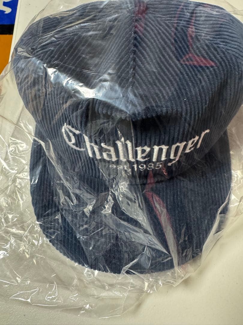 Challenger コーデュロイキャップ ネイビー