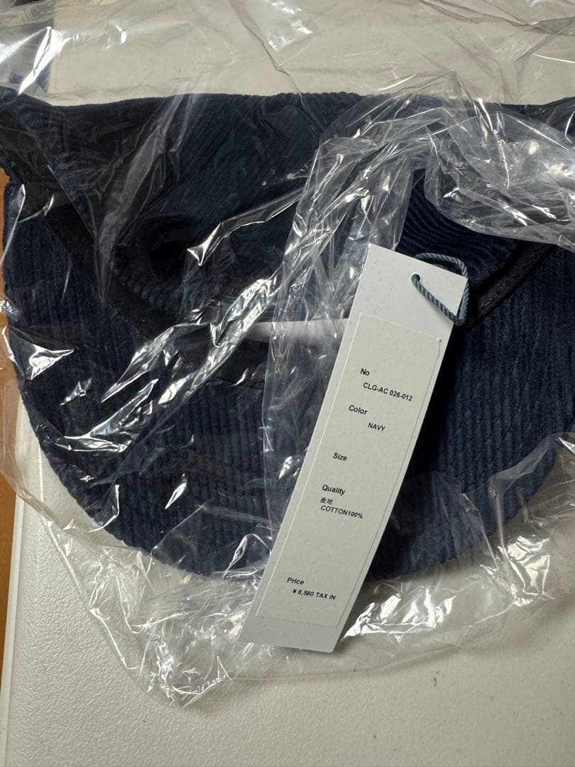Challenger コーデュロイキャップ ネイビー