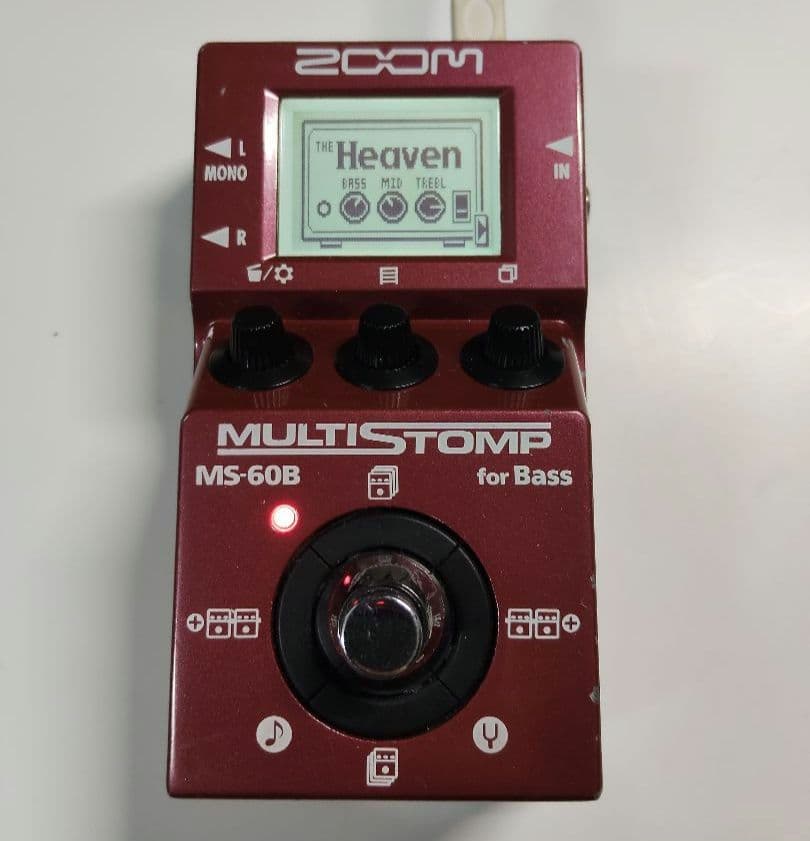 ZOOM MS-60B ベース用エフェクター 動作確認済 電池/USB/AC対応