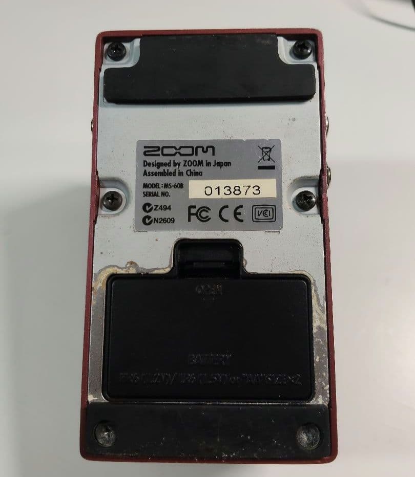ZOOM MS-60B ベース用エフェクター 動作確認済 電池/USB/AC対応