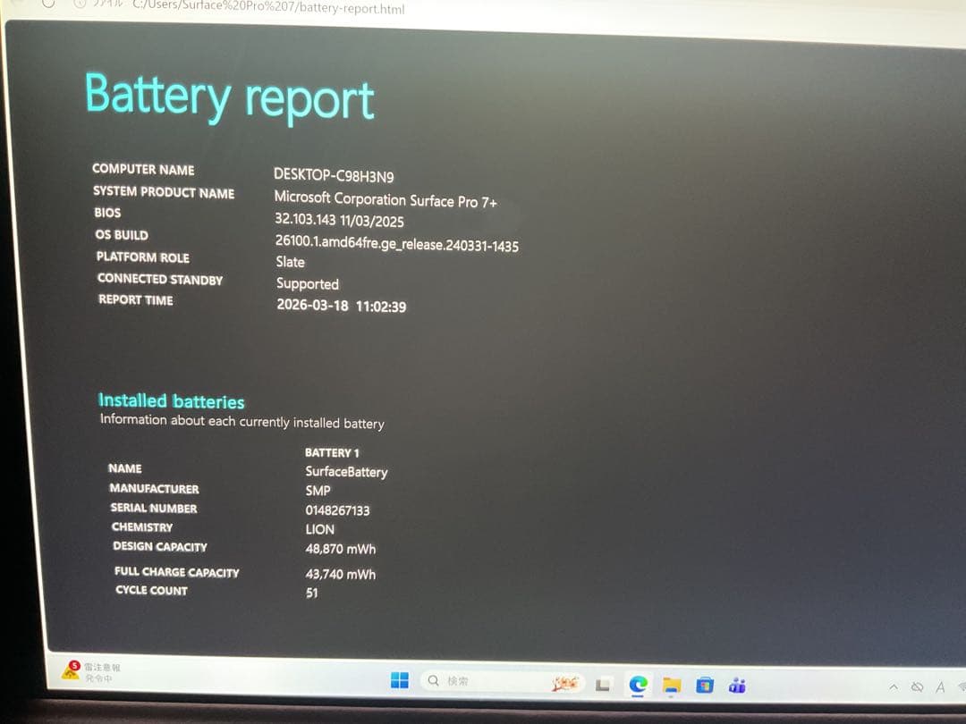 Windowsタブレット本体 Surface Pro 7 + i5 8g 256g office 2024