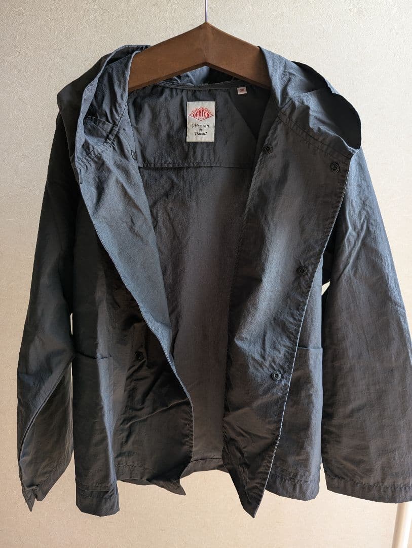 極美品　DANTON ダントン ナイロンタフタフードジャケット　サイズ38
